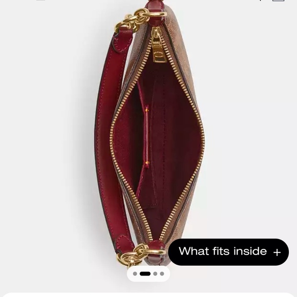 New🤎🩷Coach Mini Payton Bag In Signature Canvas With Horse And Carriage Print - Picture 4 of 5